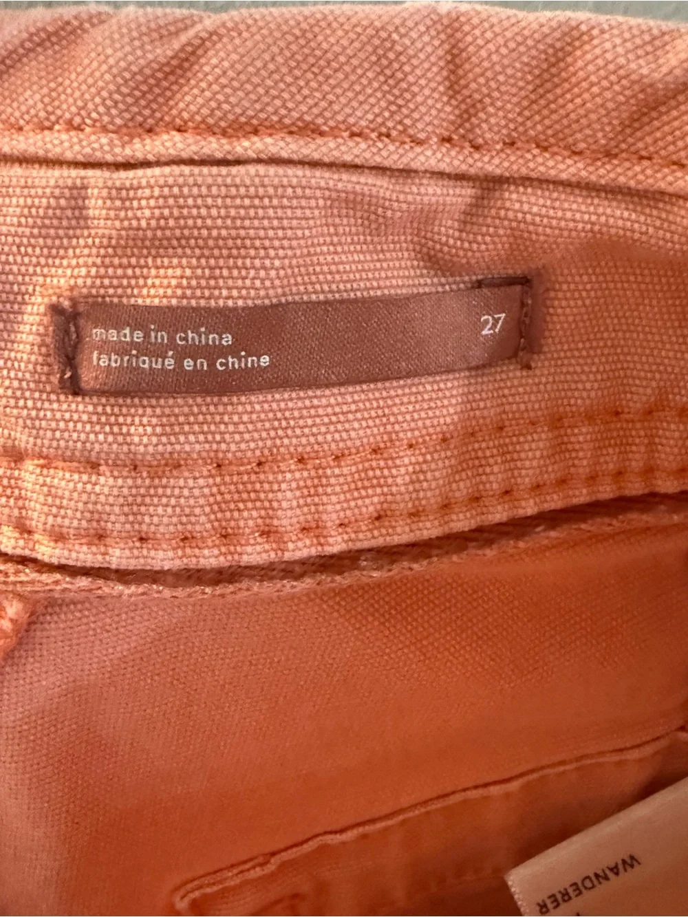 Pilcro Coral Button-Front Jean Shorts, 27” waist - Picture 4 of 9